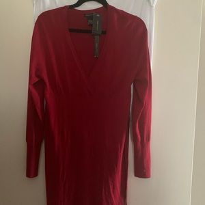Light weight sweater dress it’s actually burgundy